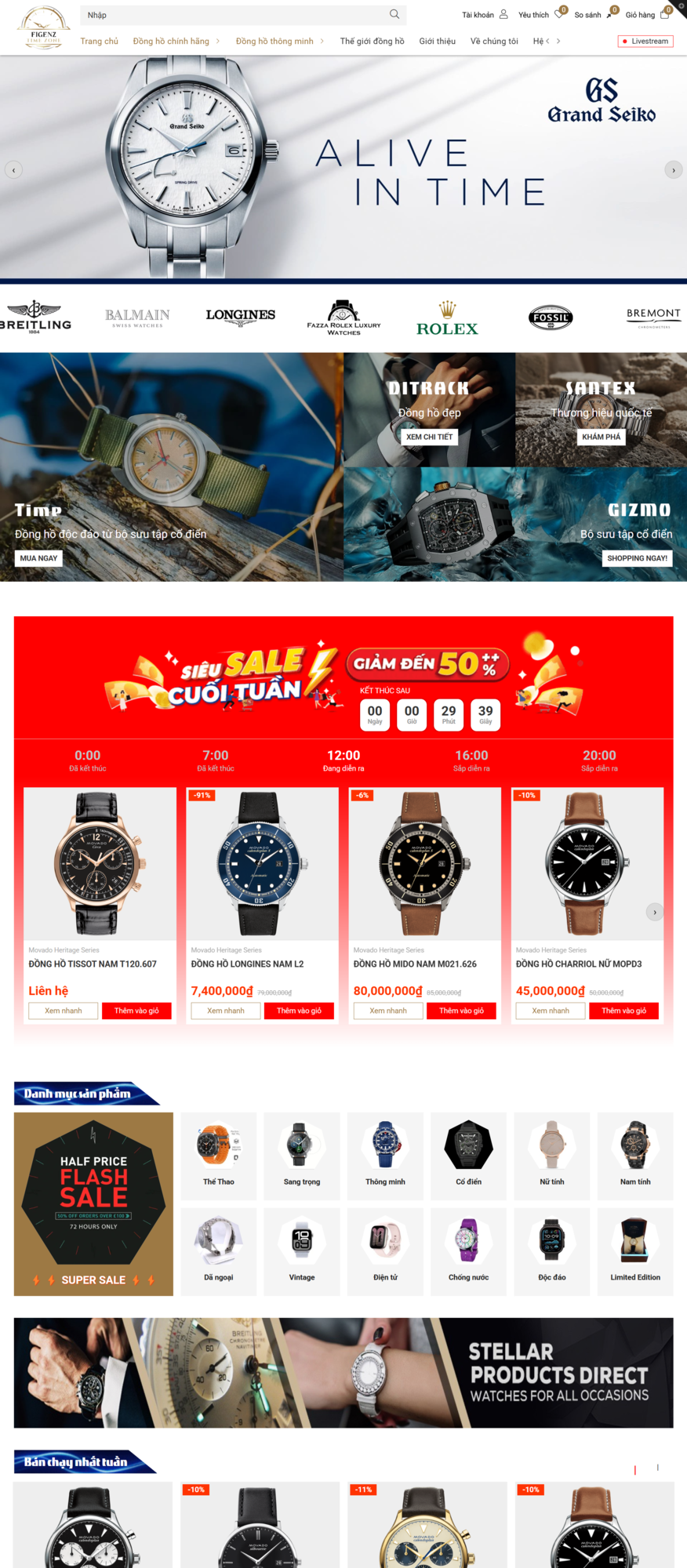 Theme F1GENZ Luxury Watch - Đồng hồ