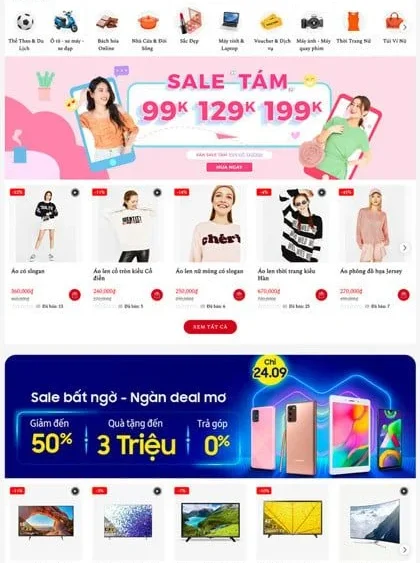 Theme thời trang PopShop