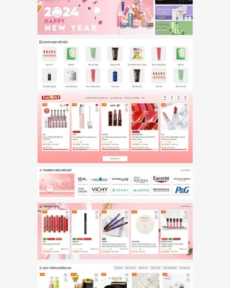 Theme mỹ phẩm WD Cos Lauder